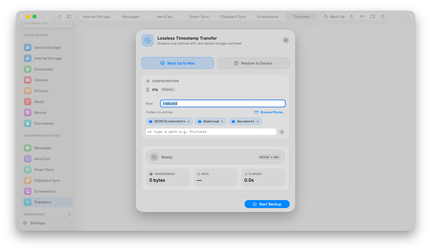 Phone Backup and Restore System